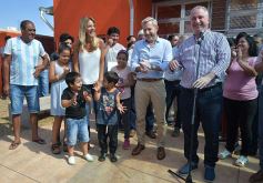 Foto de la galería: Passalacqua y Frigerio inauguraron una sede social y obras de infraestructura urbana en Posadas