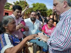 Foto de la galería: Passalacqua y Frigerio inauguraron una sede social y obras de infraestructura urbana en Posadas