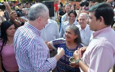 Foto de la galería: Passalacqua y Frigerio inauguraron una sede social y obras de infraestructura urbana en Posadas