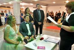 Foto de la galería: Darío Martínez y Tamara Pintos dieron el "sí" en Posadas: las mejores fotos del casamiento