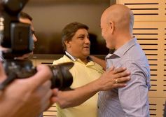 Foto de la galería: Rovira recibió a referentes de la Fundación Lasalle