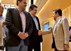 Foto de la galería: Rovira recibió a referentes de la Fundación Lasalle