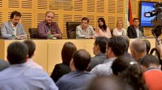 Foto de la galería: Rovira recibió a referentes de la Fundación Lasalle