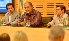 Foto de la galería: Rovira recibió a referentes de la Fundación Lasalle