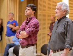 Foto de la galería: Rovira recibió a referentes de la Fundación Lasalle