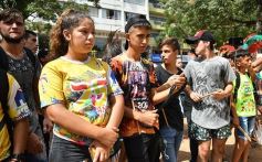 Foto de la galería: Calentando motores: lanzaron los Carnavales Misioneros en la plaza 9 de Julio