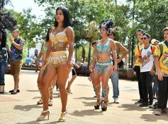 Foto de la galería: Calentando motores: lanzaron los Carnavales Misioneros en la plaza 9 de Julio