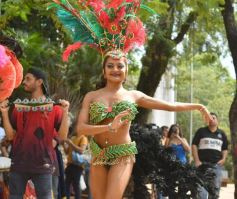 Foto de la galería: Calentando motores: lanzaron los Carnavales Misioneros en la plaza 9 de Julio