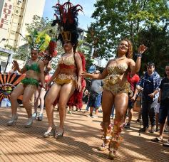 Foto de la galería: Calentando motores: lanzaron los Carnavales Misioneros en la plaza 9 de Julio