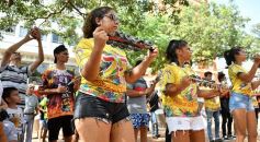 Foto de la galería: Calentando motores: lanzaron los Carnavales Misioneros en la plaza 9 de Julio