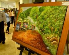 Foto de la galería: Con eje en el protagonismo de la mujer, artistas misioneras exponen obras en la Legislatura