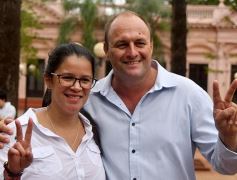 Foto de la galería: El Frente Popular Agrario y Social presentó a sus referentes en la plaza 9 de Julio