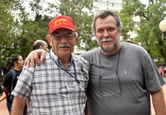 Foto de la galería: El Frente Popular Agrario y Social presentó a sus referentes en la plaza 9 de Julio