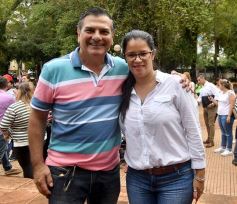 Foto de la galería: El Frente Popular Agrario y Social presentó a sus referentes en la plaza 9 de Julio