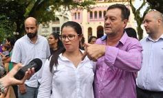 Foto de la galería: El Frente Popular Agrario y Social presentó a sus referentes en la plaza 9 de Julio