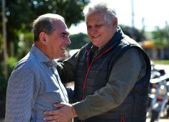 Foto de la galería: Lalo Stelatto llevó sus propuestas a los puesteros del Mercado Concentrador