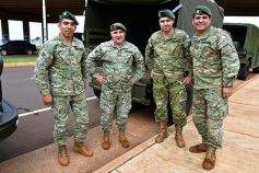 Foto de la galería: El Ejército celebró su aniversario en la cascada de la costanera