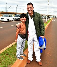 Foto de la galería: El Ejército celebró su aniversario en la cascada de la costanera
