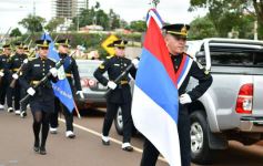 Foto de la galería: El Ejército celebró su aniversario en la cascada de la costanera