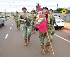 Foto de la galería: El Ejército celebró su aniversario en la cascada de la costanera