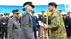 Foto de la galería: El Ejército celebró su aniversario en la cascada de la costanera