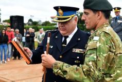 Foto de la galería: El Ejército celebró su aniversario en la cascada de la costanera