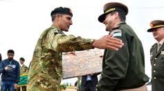 Foto de la galería: El Ejército celebró su aniversario en la cascada de la costanera