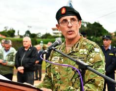 Foto de la galería: El Ejército celebró su aniversario en la cascada de la costanera