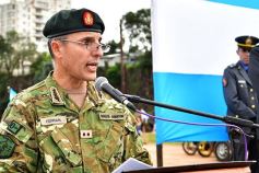 Foto de la galería: El Ejército celebró su aniversario en la cascada de la costanera