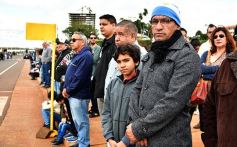 Foto de la galería: El Ejército celebró su aniversario en la cascada de la costanera