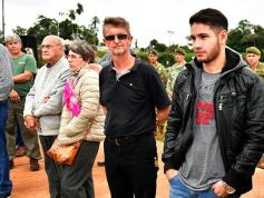 Foto de la galería: El Ejército celebró su aniversario en la cascada de la costanera