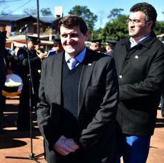 Foto de la galería: Día de la Bandera: “La Argentina será federal o no será”, proclamó Passalacqua junto a Urtubey en Candelaria