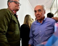 Foto de la galería: Alberto Fernández compartió sus propuestas con sus partidarios en un colmado edificio del PJ misionero