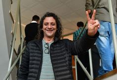 Foto de la galería: Alberto Fernández compartió sus propuestas con sus partidarios en un colmado edificio del PJ misionero