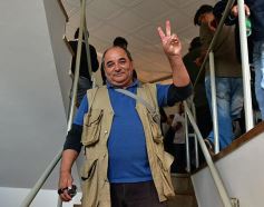 Foto de la galería: Alberto Fernández compartió sus propuestas con sus partidarios en un colmado edificio del PJ misionero