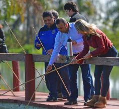 Foto de la galería: Niños del Hogar de Día disfrutaron de una jornada en Pueblo Chico con el vicegobernador Herrera Ahuad