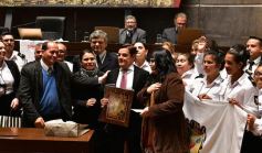 Foto de la galería: Ovación en la Legislatura para los campeones misioneros de la Copa Robótica 2019