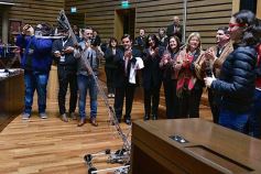 Foto de la galería: Ovación en la Legislatura para los campeones misioneros de la Copa Robótica 2019