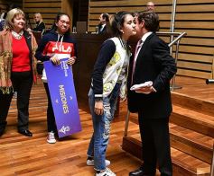 Foto de la galería: Ovación en la Legislatura para los campeones misioneros de la Copa Robótica 2019
