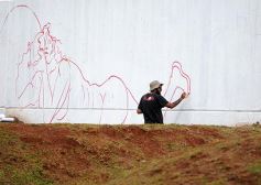 Foto de la galería: Ya está en marcha en Posadas el Mural más grande del mundo