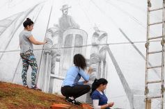 Foto de la galería: Ya está en marcha en Posadas el Mural más grande del mundo