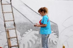 Foto de la galería: Ya está en marcha en Posadas el Mural más grande del mundo