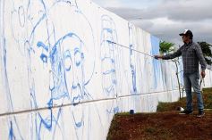 Foto de la galería: Ya está en marcha en Posadas el Mural más grande del mundo