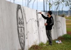 Foto de la galería: Ya está en marcha en Posadas el Mural más grande del mundo