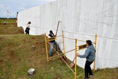 Foto de la galería: Ya está en marcha en Posadas el Mural más grande del mundo
