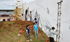 Foto de la galería: Ya está en marcha en Posadas el Mural más grande del mundo