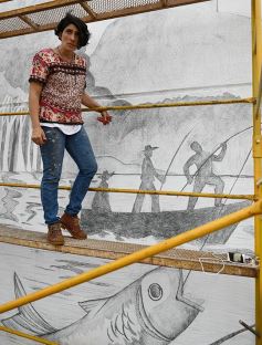 Foto de la galería: Ya está en marcha en Posadas el Mural más grande del mundo