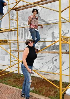 Foto de la galería: Ya está en marcha en Posadas el Mural más grande del mundo