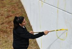 Foto de la galería: Ya está en marcha en Posadas el Mural más grande del mundo