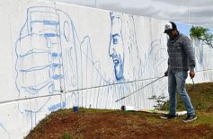 Foto de la galería: Ya está en marcha en Posadas el Mural más grande del mundo